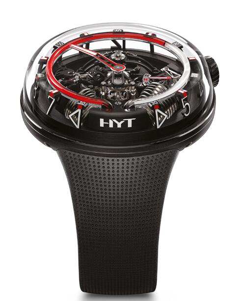 HYT h20-all-black-red 251-AD-461-RF-RU Replica watch